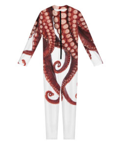 Octopus Tentacles Print Women's Jumpsuit