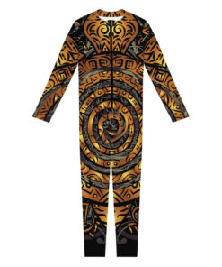 Polynesian Sea Turtle Print Women's Jumpsuit