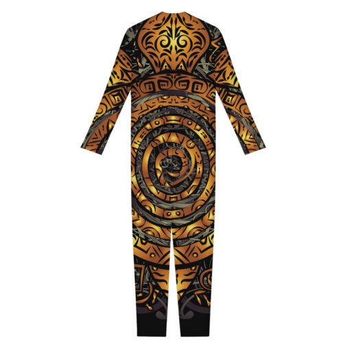 Polynesian Sea Turtle Print Women's Jumpsuit